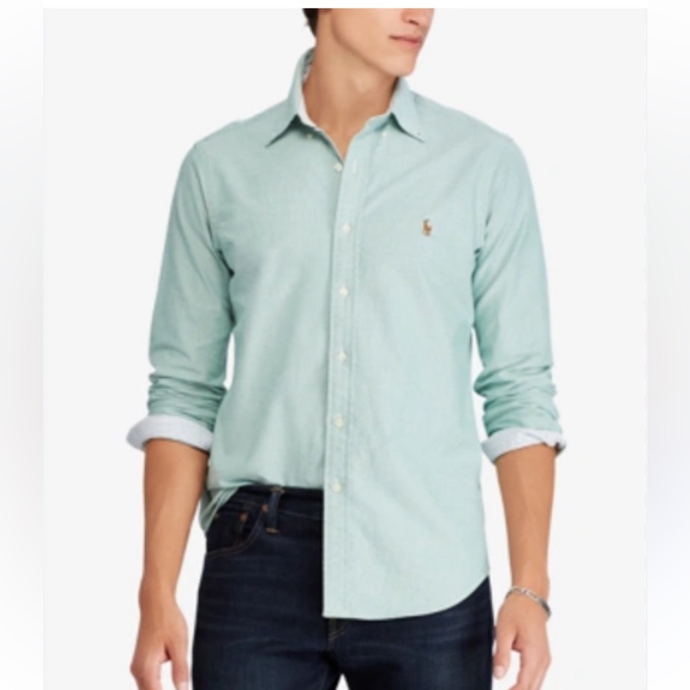 Ralph Lauren Classic Fit long sleeve button down cotton shirt